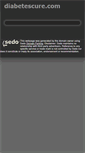 Mobile Screenshot of diabetescure.com